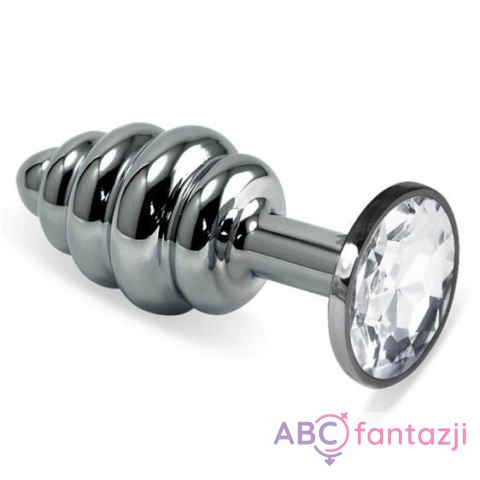 Rosebud Spiral Plug Clear Lovetoy