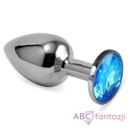 Small Silver Plug Blue Lovetoy