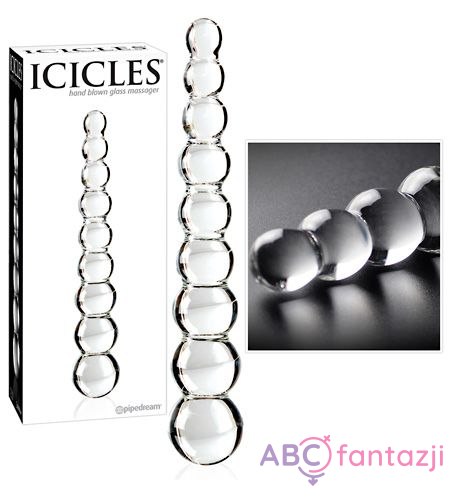 Icicles No. 2 hand blown glass massager