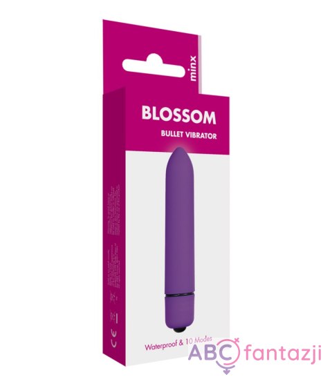 Mini wibrator dyskretny dla kobiet fioletowy