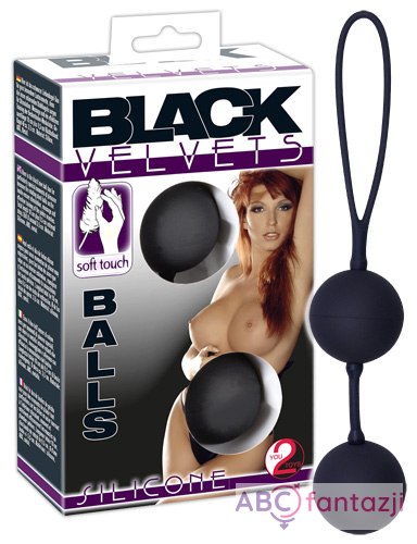 Black Velvets The Perfect Balls - silkonowe kulki czarne