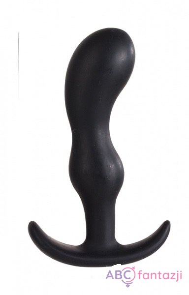 Silikonowy Korek Analny Smiling dł.11cm czarny Silikonowy Korek Analny Smiling dł.11cm czarny