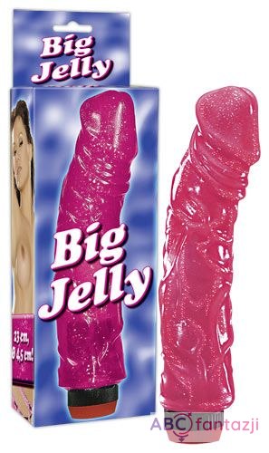Wibrator z płynną regulacją intensywności drgań- Big Jelly