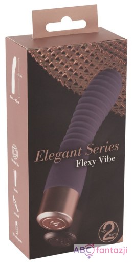 Wibrator silikonowy 10 trybów wibracji Elegant Flexy