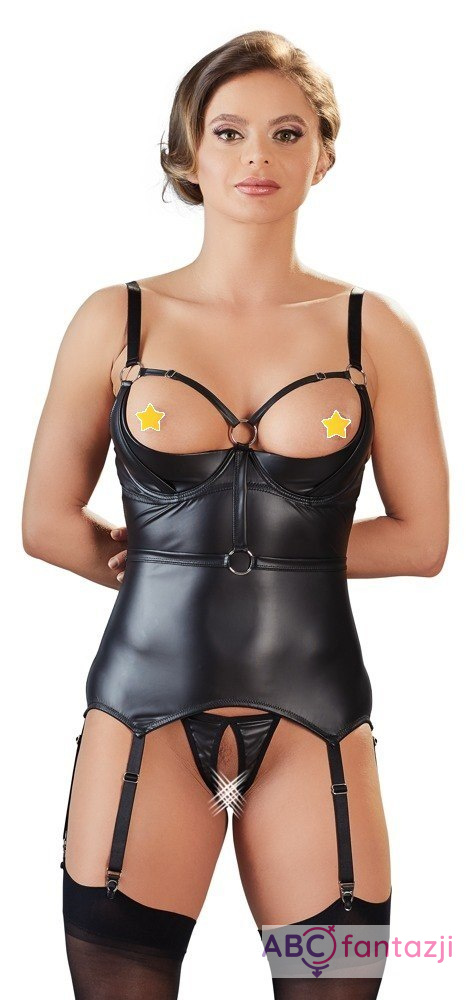 Gorset z odkrytymi piersiami Rozmiar: XL od Cottelli Gorset z odkrytymi piersiami Rozmiar: XL od Cottelli