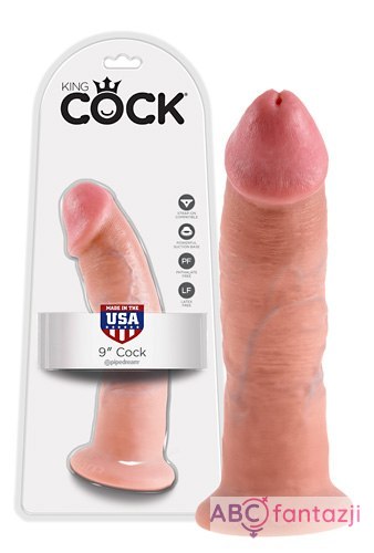 Realistyczne dildo w kształcie penisa 22,9 cm King Cock Realistyczne dildo w kształcie penisa 22,9 cm King Cock