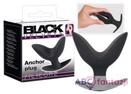 Korek analny Black Velvets Anchor czarny