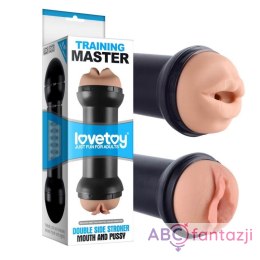 Masturbator LOVETOY Traning Master Double Side Stroker Mouth and Pussy