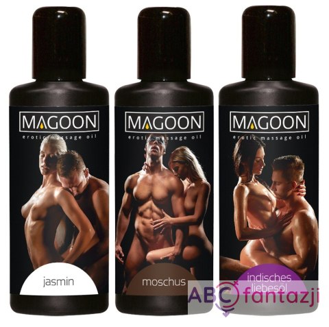 Zestaw olejków do masażu - Magoon, 50ml Zestaw olejków do masażu - Magoon, 50ml