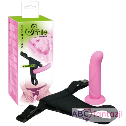 Silikonowy Strap-On Sweet Smile Silikonowy Strap-On Sweet Smile