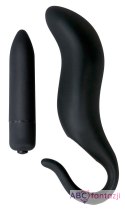 Black Velvets Plug dildo z wibracją analnie i waginalne.