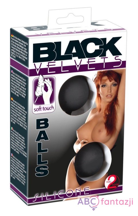 Black Velvets The Perfect Balls - silkonowe kulki czarne