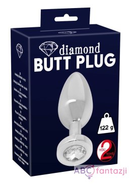 Korek analny Jewel Diamond śr. 24mm