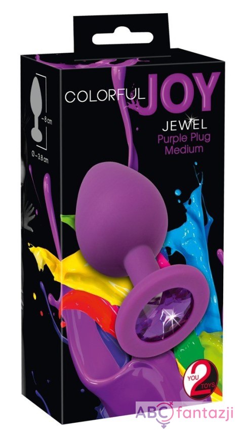 Korek analny Joy Jewel fioletowy Korek analny Joy Jewel fioletowy