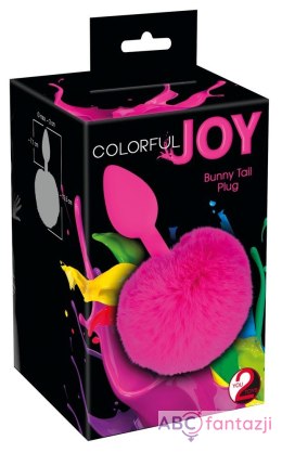 Korek analny Colorful Joy Bunny Tail