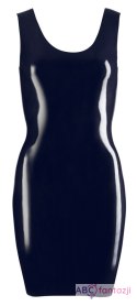 Mini sukienka obcisła Lateksowa czarna: L