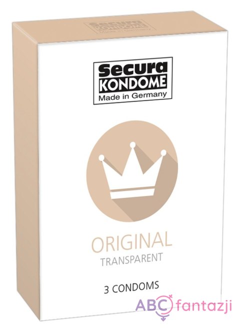 Prezerwatywy Secura Original 3szt. Prezerwatywy Secura Original 3szt.