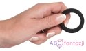 Silikonowy pierścień na penisa Black Velvets 3,2cm